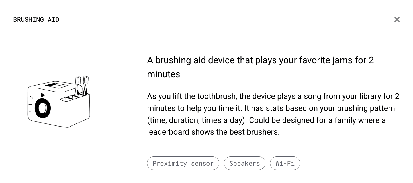 brushing aid