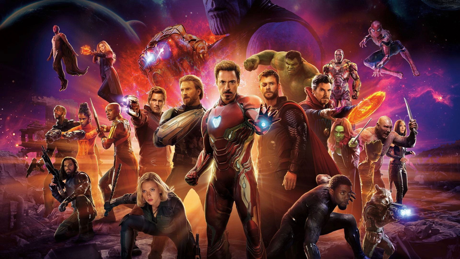 Avengers movie cover art.