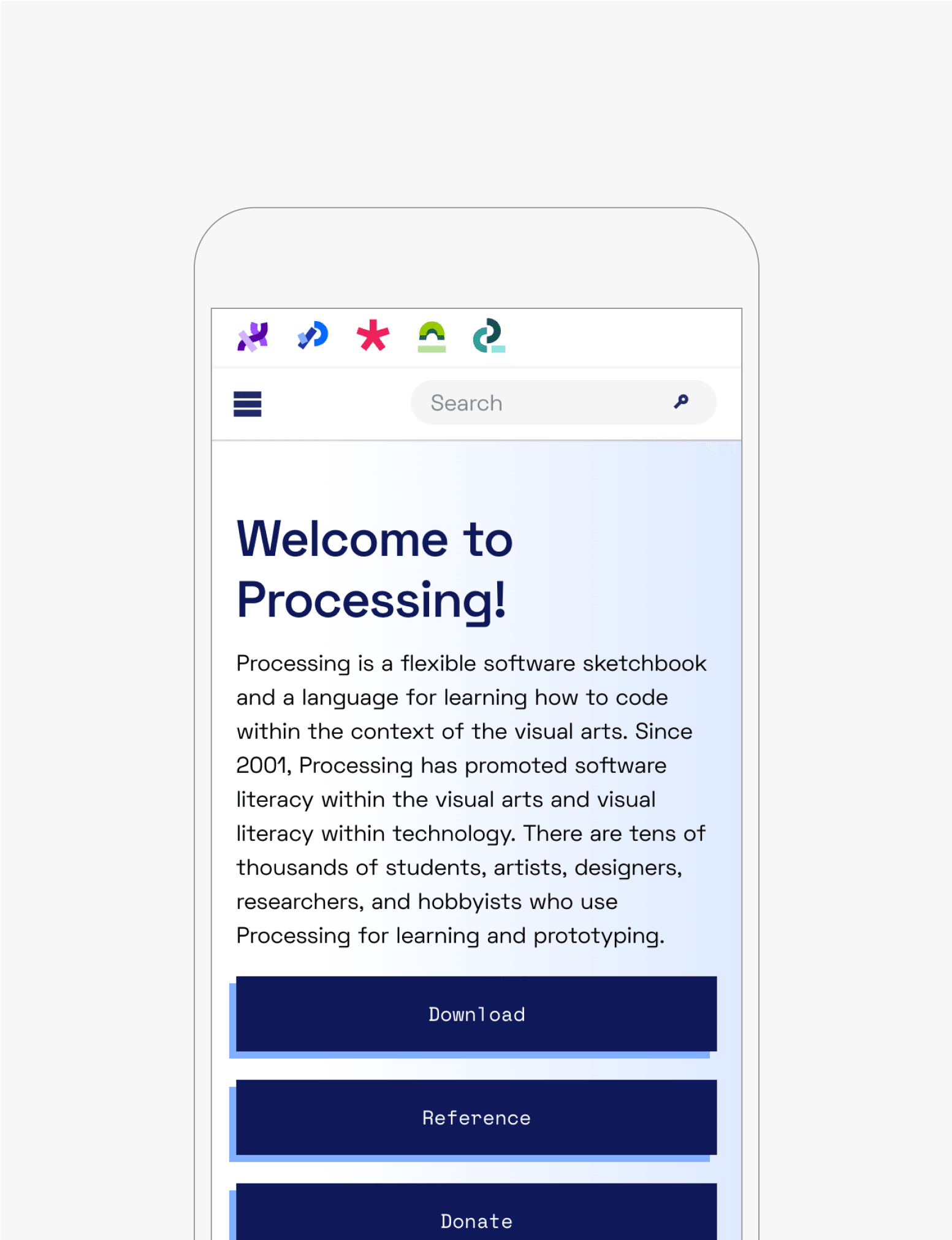 Processing Website Layout