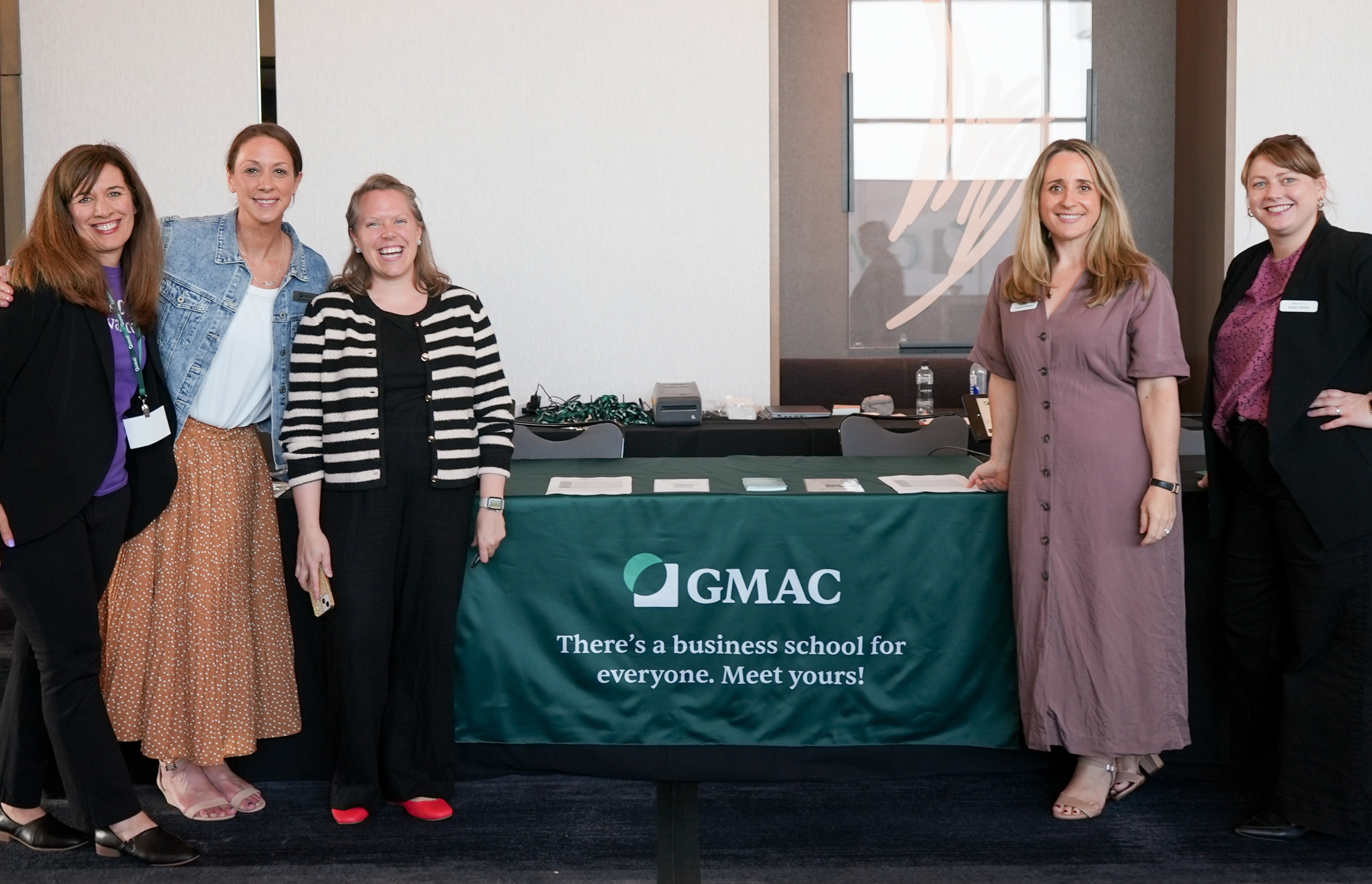An event photo of GMAC team members