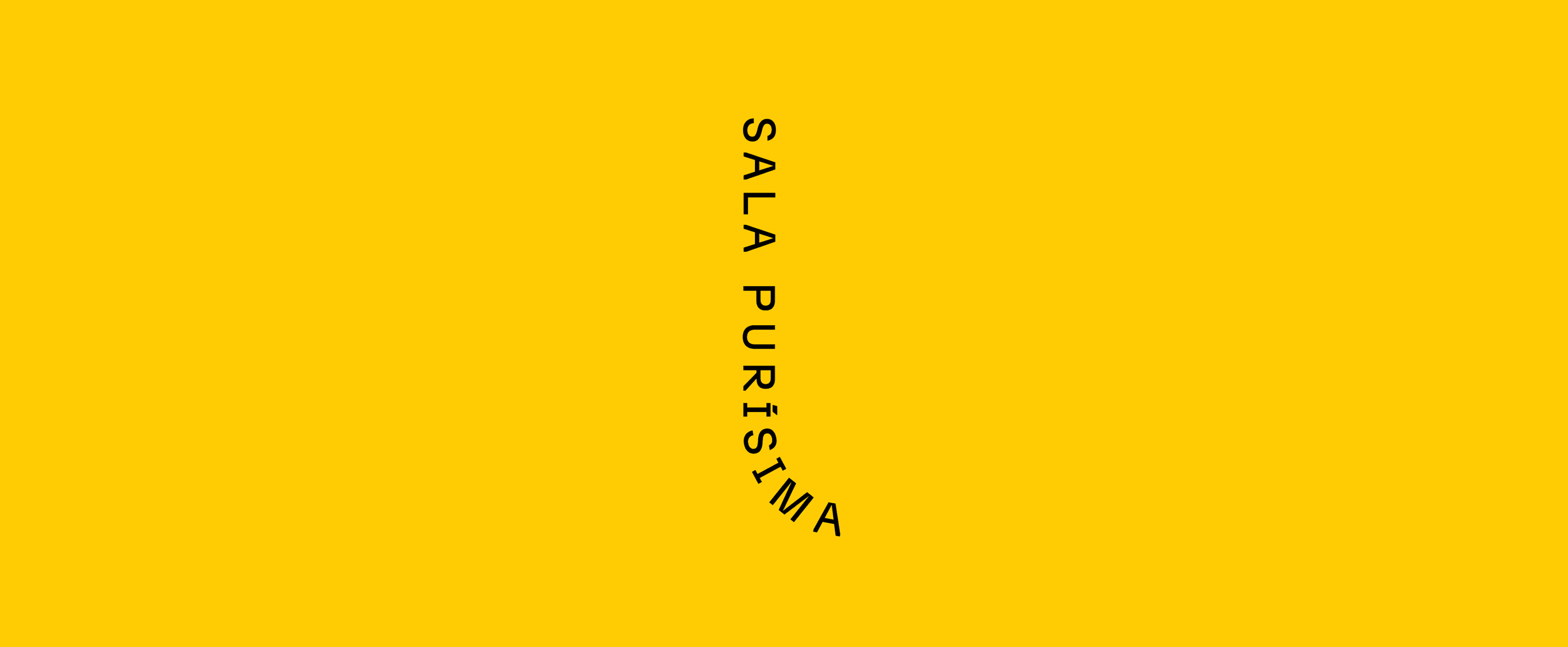 The Purísima sala logo - adding 'sala' to the curve.